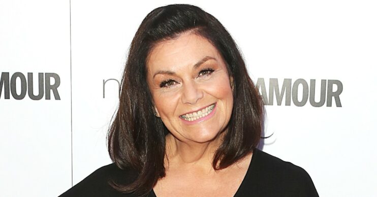 Dawn French smiles at Glamour Awards