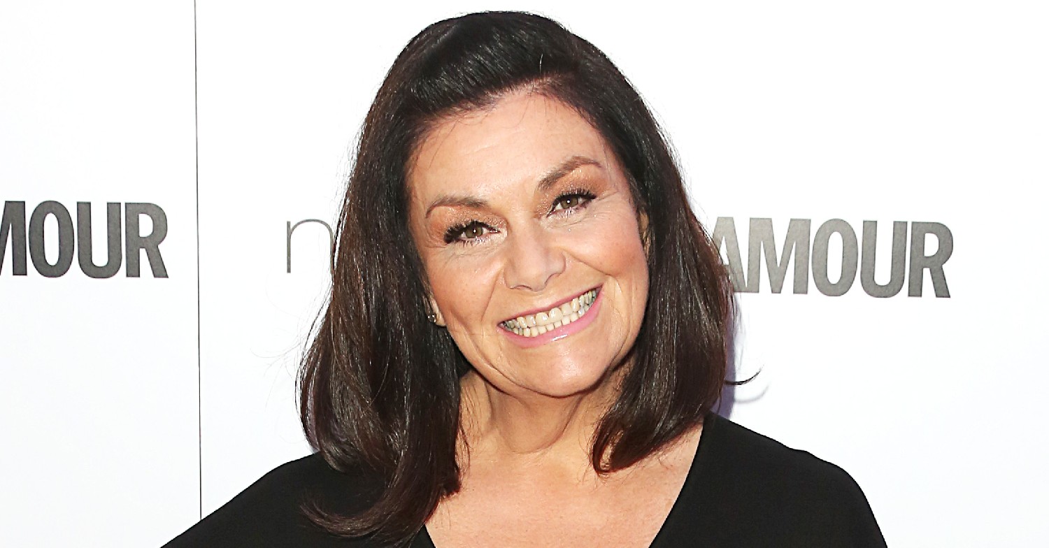 Dawn French smiles at Glamour Awards