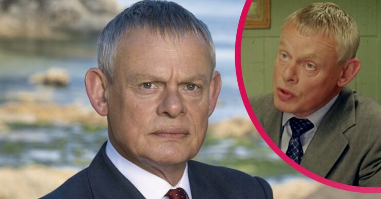 Doc Martin star Martin Clunes in character