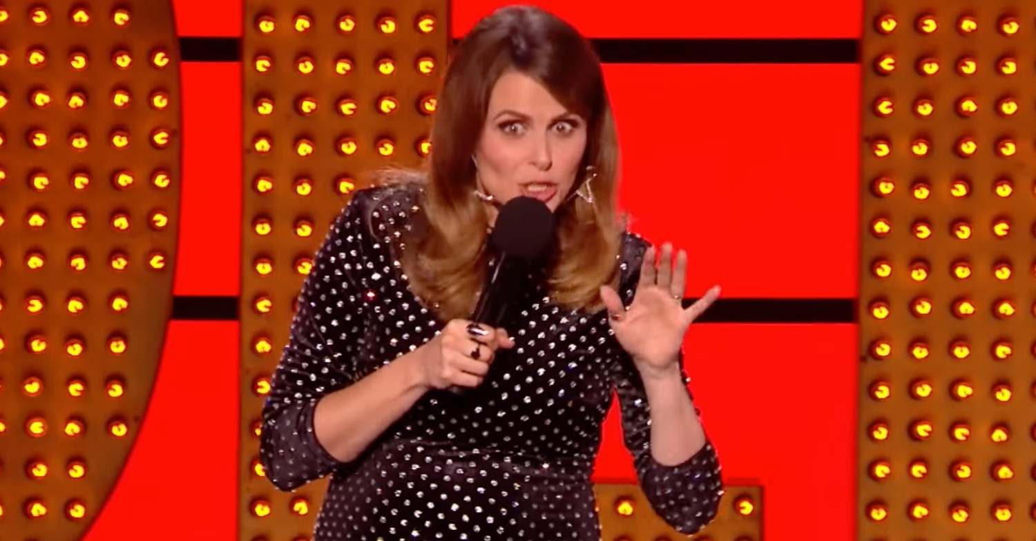 Ellie Taylor performing stand up at Live At The Apollo