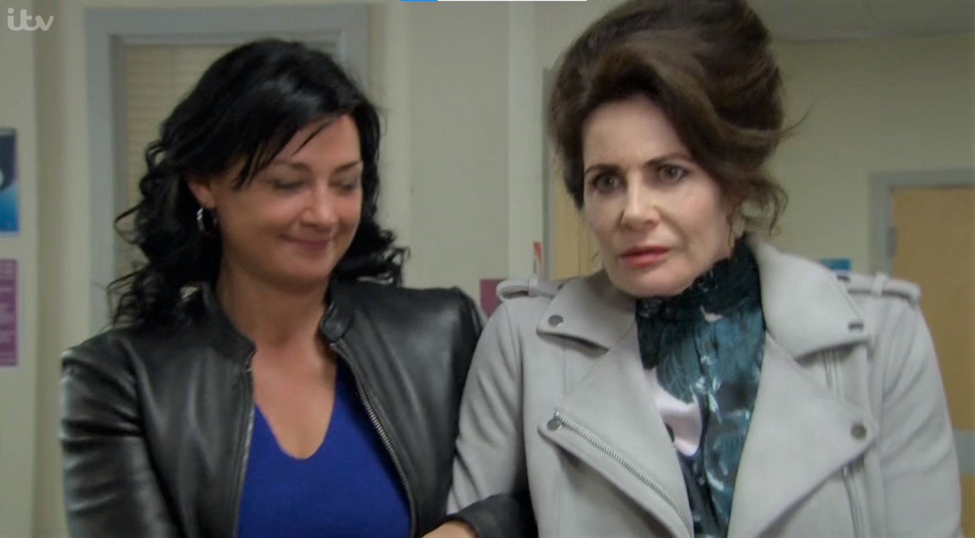 Moira has been supporting Faith in Emmerdale (Credit: ITV)