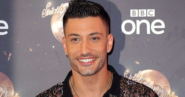 Giovanni Pernice smiles at Strictly launch 2018