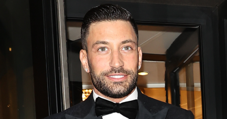 Giovanni Pernice smiling in a bow tie
