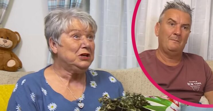 Jenny and Lee talking on Gogglebox