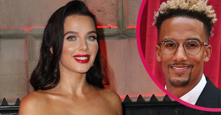 Helen Flanagan and her partner Scott Sinclair at events
