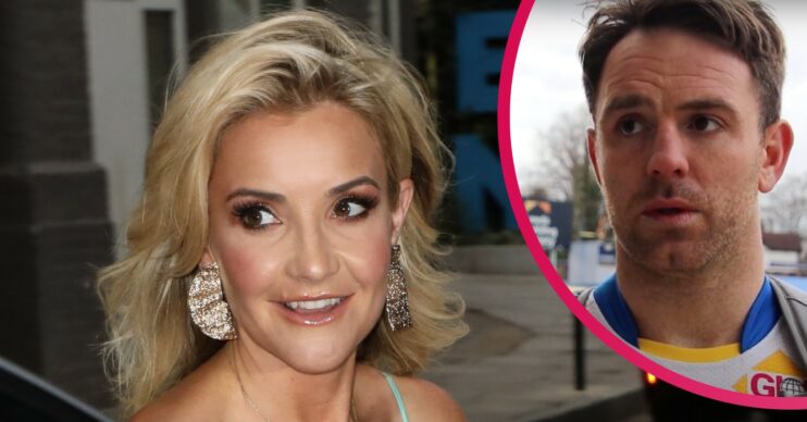 Helen Skelton smiling alongside former husband Richie Myler