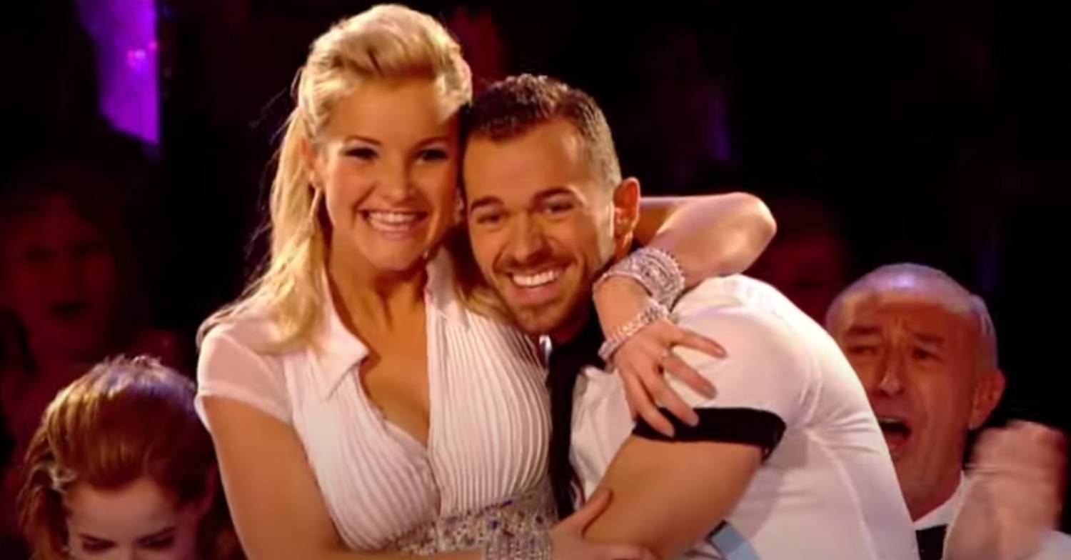 Helen Skelton and Artem Chigvintsev dancing in the Strictly Christmas special