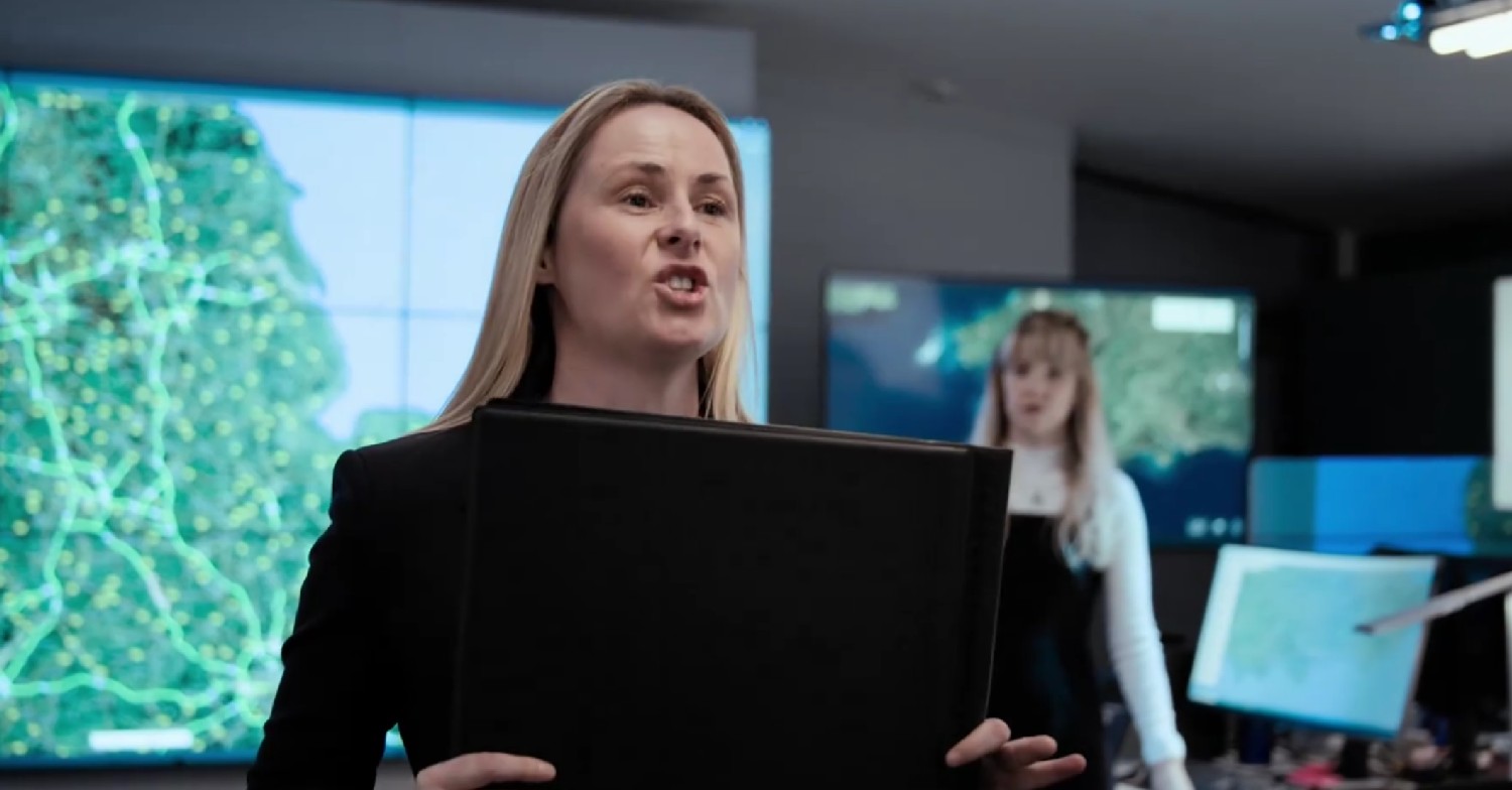 Hunted star during last night's Channel 4 episode