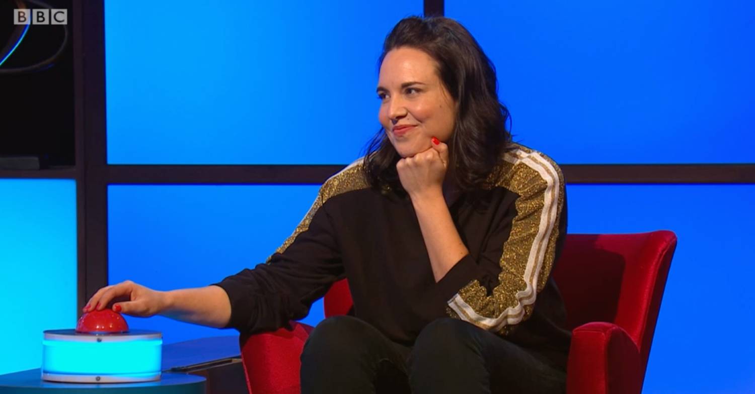 Ingrid Oliver plays along in House of Games