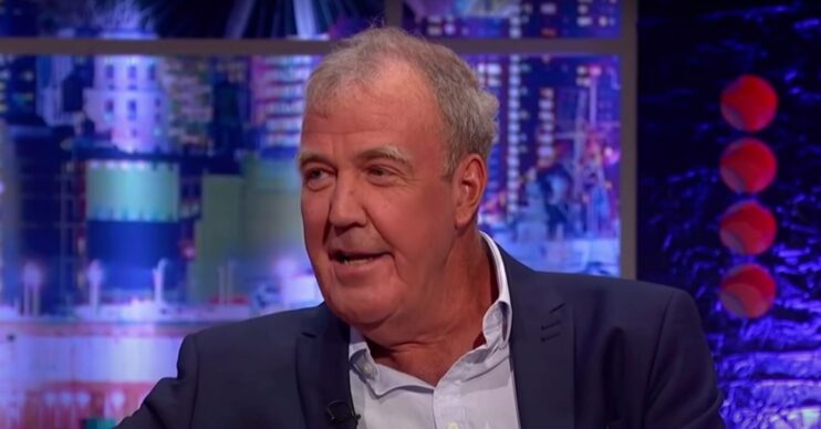 Jeremy Clarkson laughs during an interview