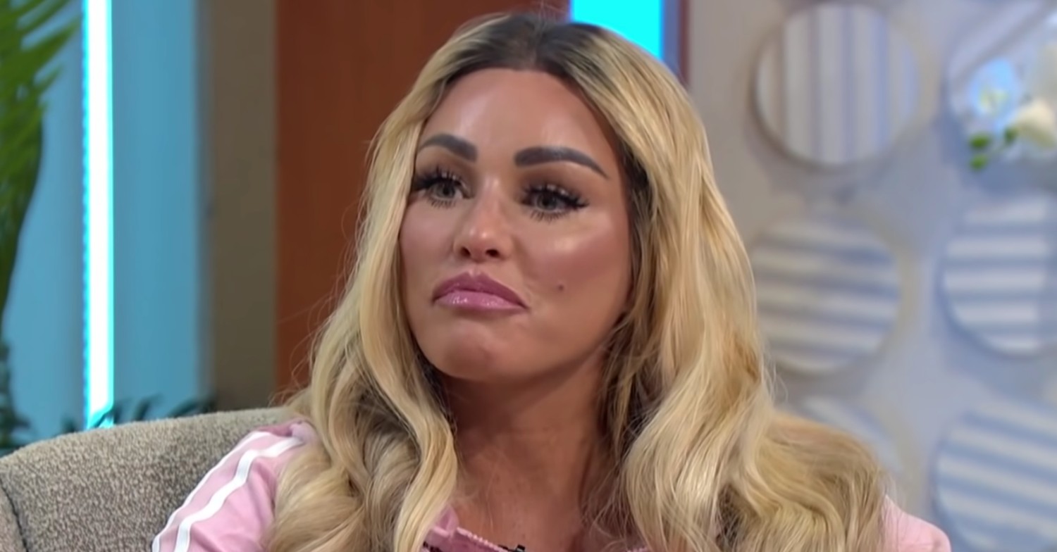 Katie Price before her court appearance on Lorraine
