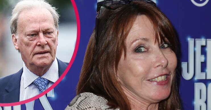 Dennis Waterman and Kay Burley