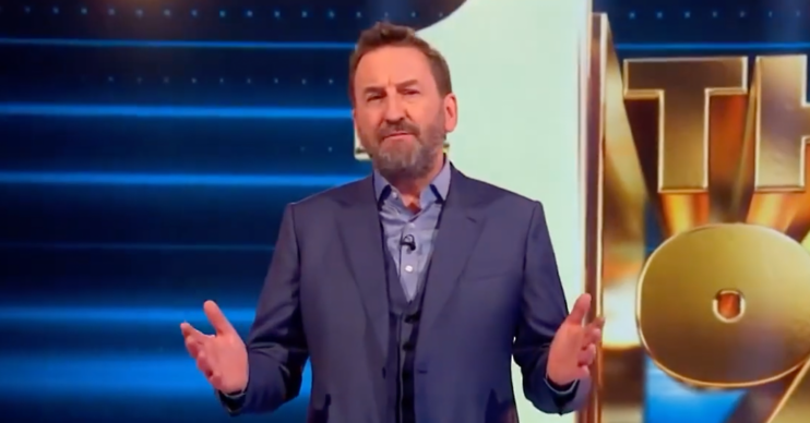 Lee Mack hosting the 1% club