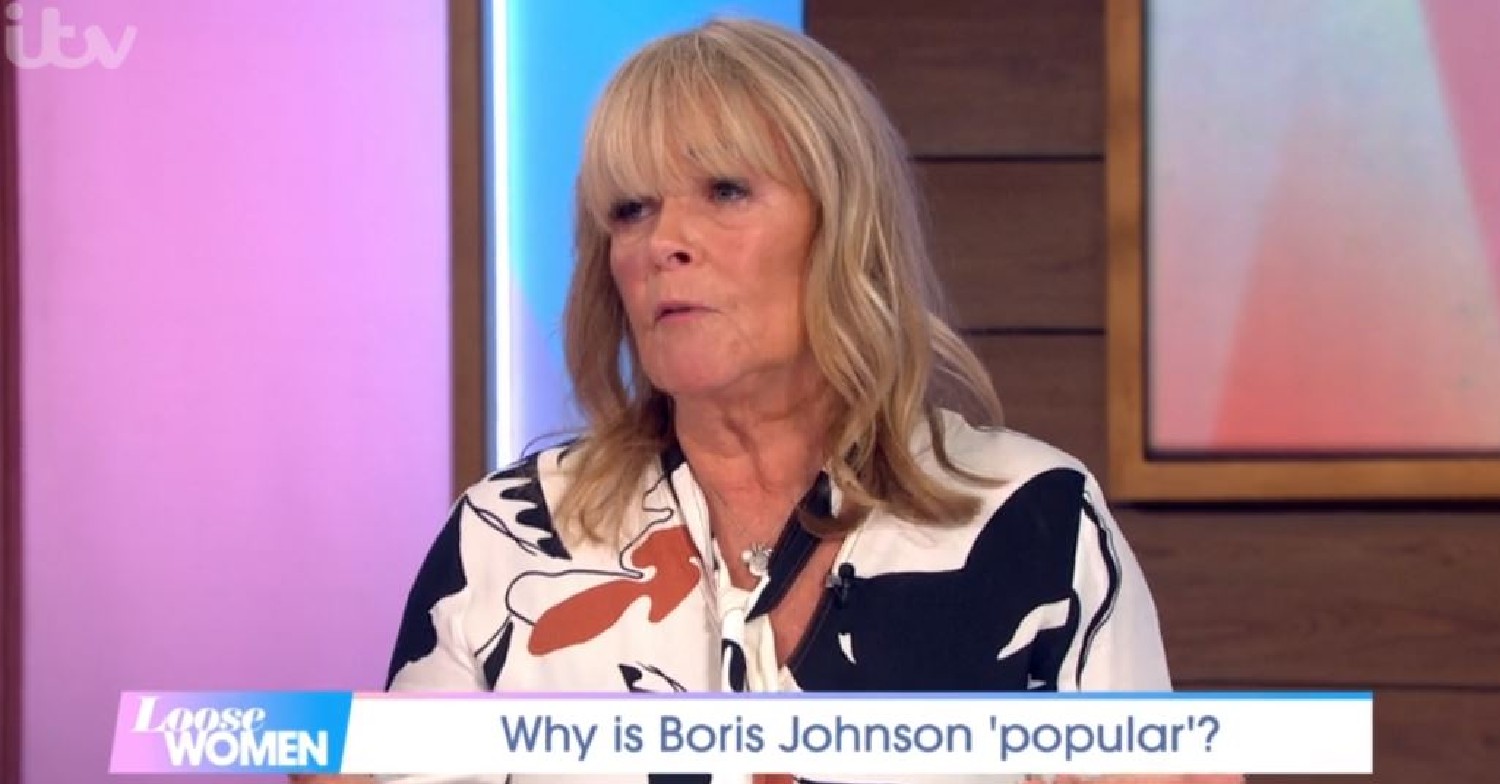 Linda Robson looks serious as she speaks on Loose Women today May 26, 2022