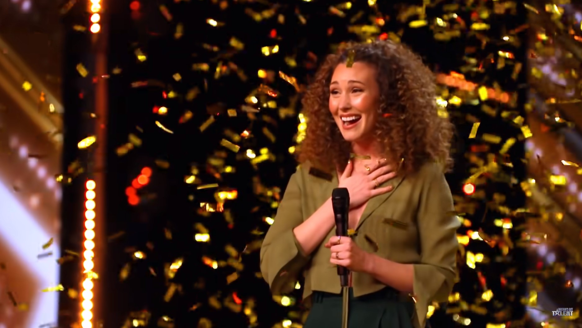 Loren Allred gets the Golden Buzzer on Britain's Got Talent