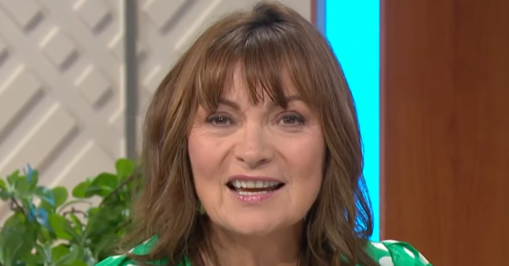 Lorraine Kelly smiling directly to camera