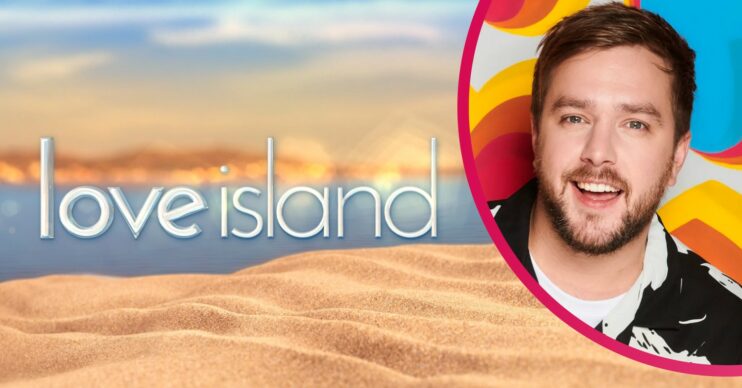 Love Island 2022 trailer alongside Iain Stirling looking happy