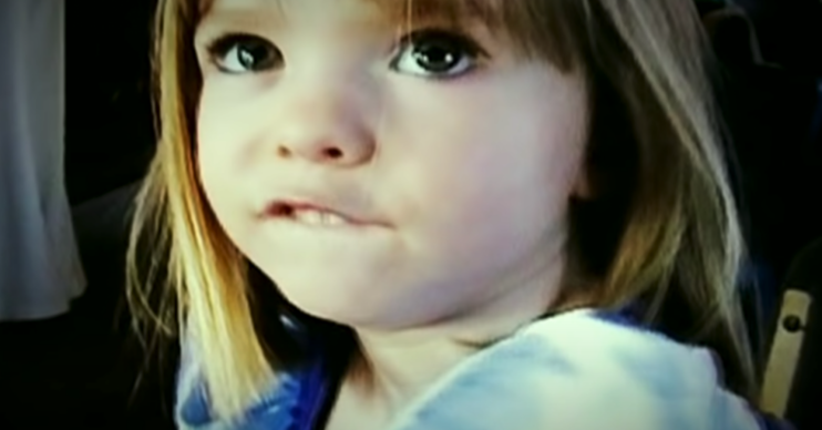 Madeleine McCann aged three