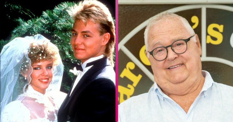 Neighbours Charlene Scott and Harold