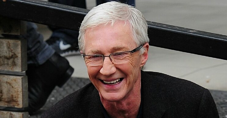 Paul O'Grady smiles to cameras outside ITV Studios