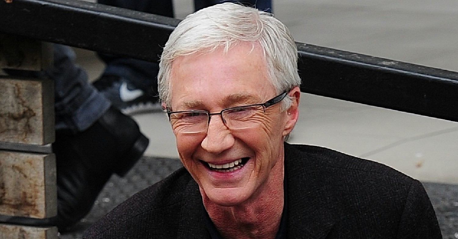 Paul O'Grady smiles to cameras outside ITV Studios