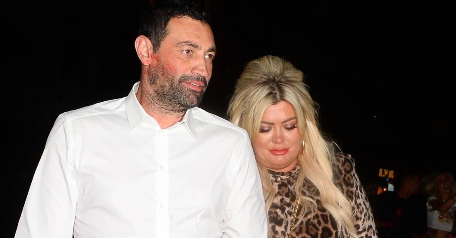 Gemma Collins walks with Rami Hawash