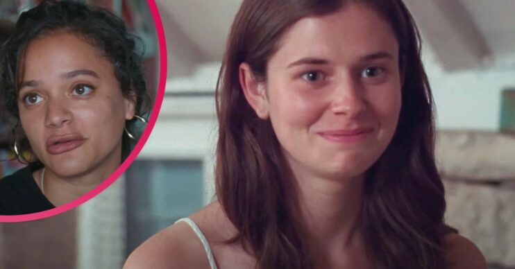 Alison Oliver smiling on Conversations with Friends