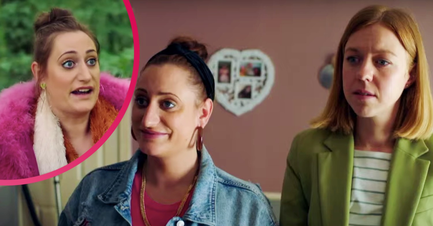 Ellie White and Lauren Socha smiling on The Other One
