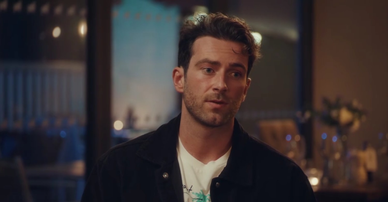 Digby Edgley frowning on Made In Chelsea