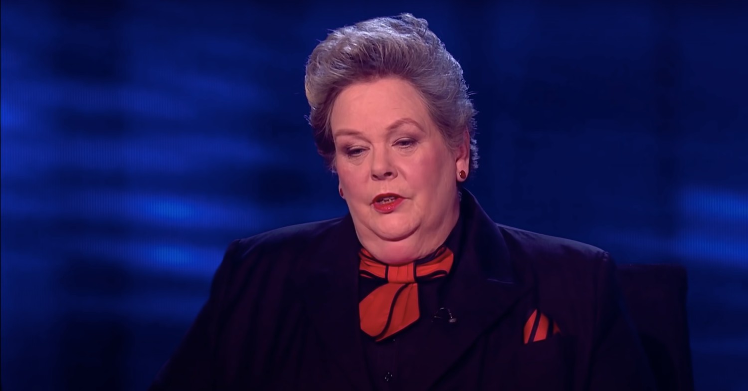 Anne Hegerty looking serious on Beat the Chasers