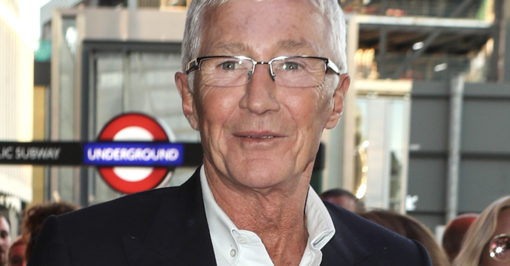 Paul O'Grady smiles at The Big The Musical gala performance in 2019