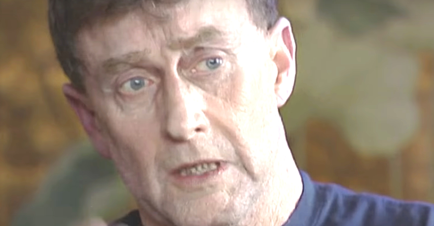 Michael Peterson talking to camera in the Netflix documentary The Staircase