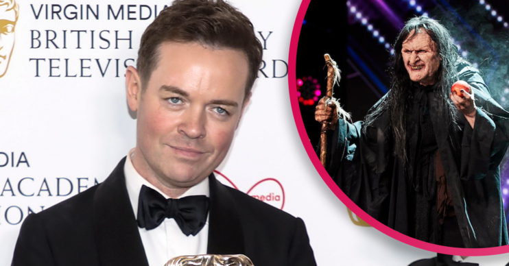 Stephen Mulhern and The Witch from BGT