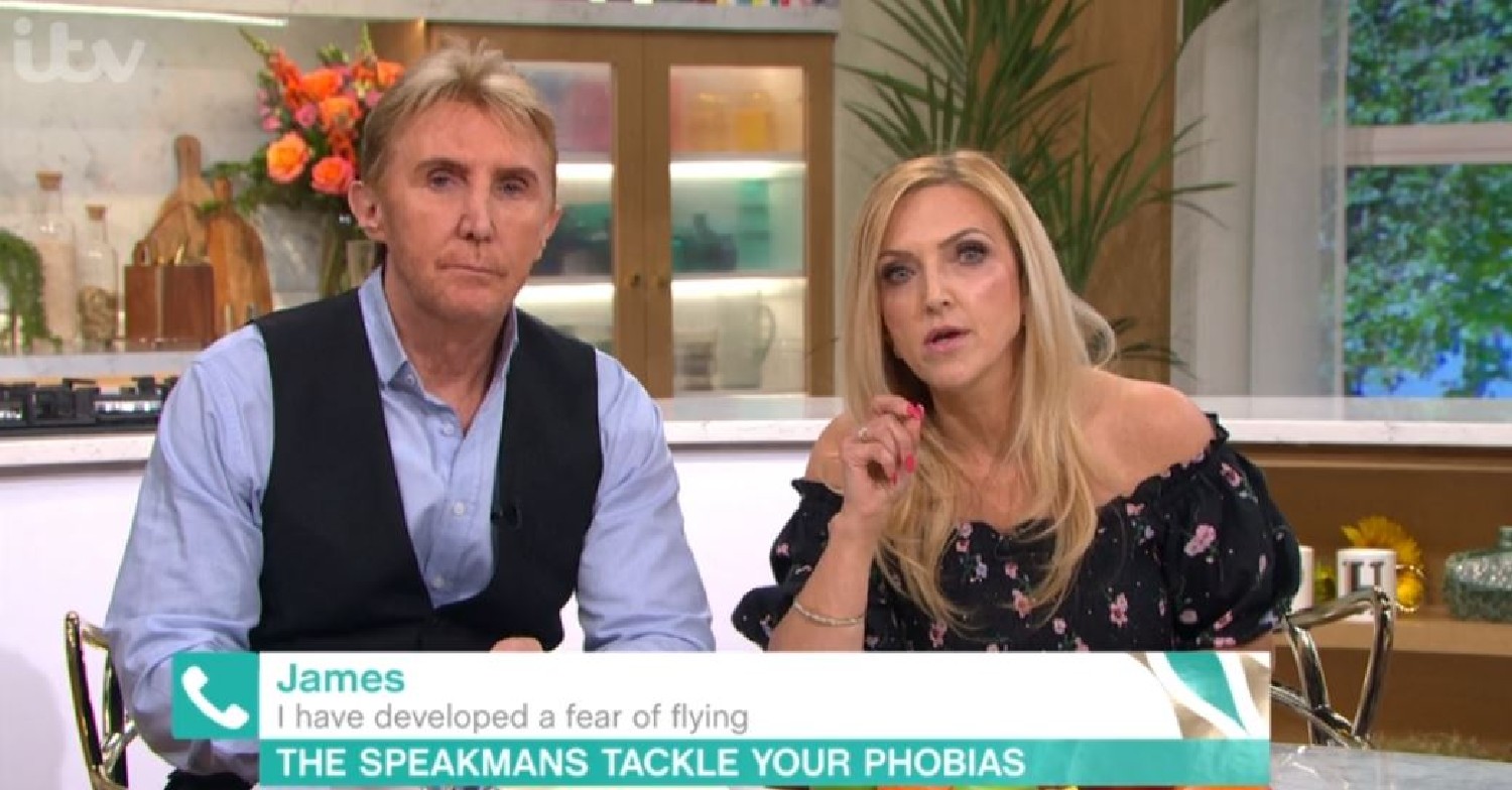 Nik and Eva Speakman giving advice to caller on This Morning today