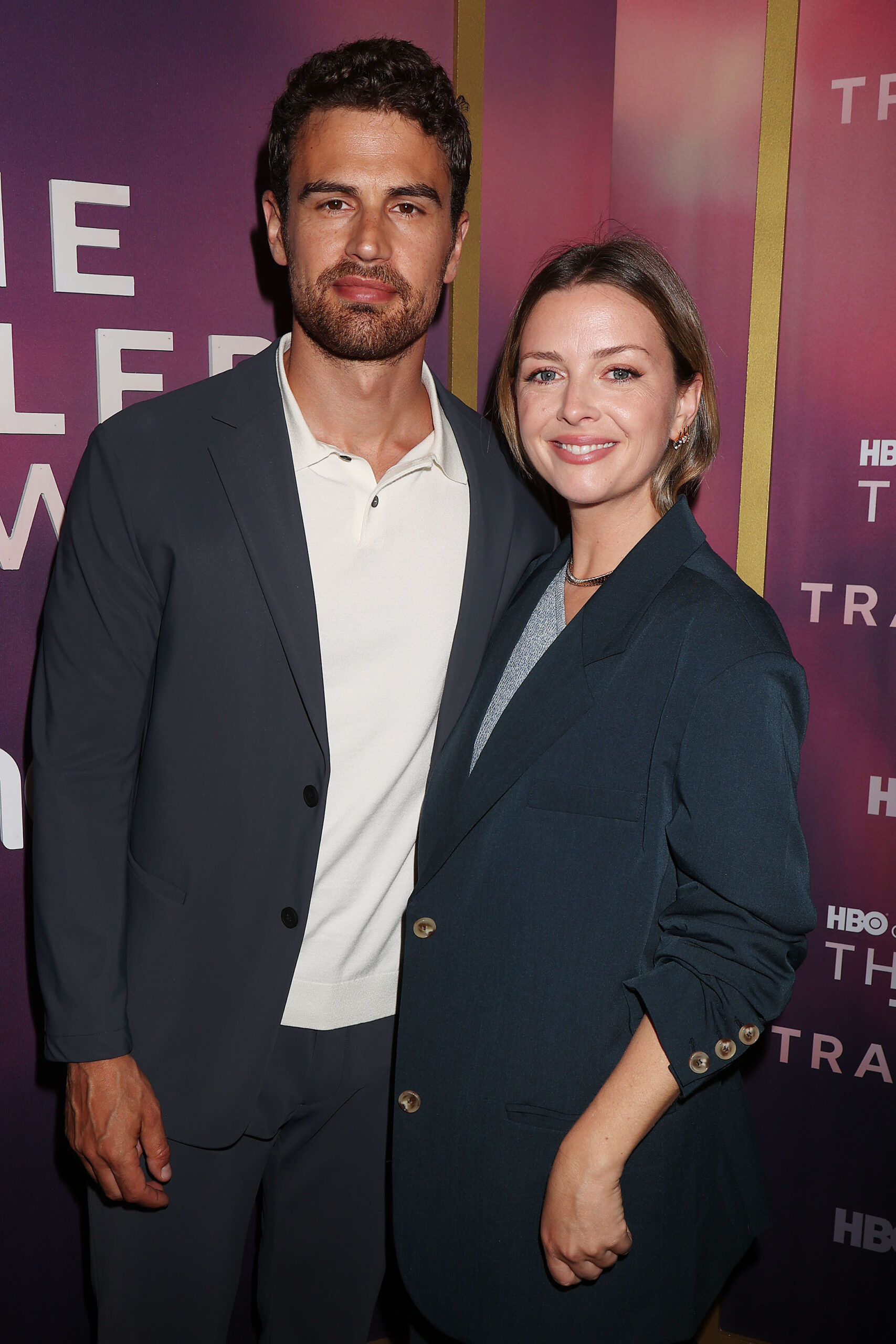 Theo James and his wife Ruth Kearney