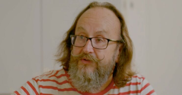 Hairy Bikers star Dave Myers in striped top
