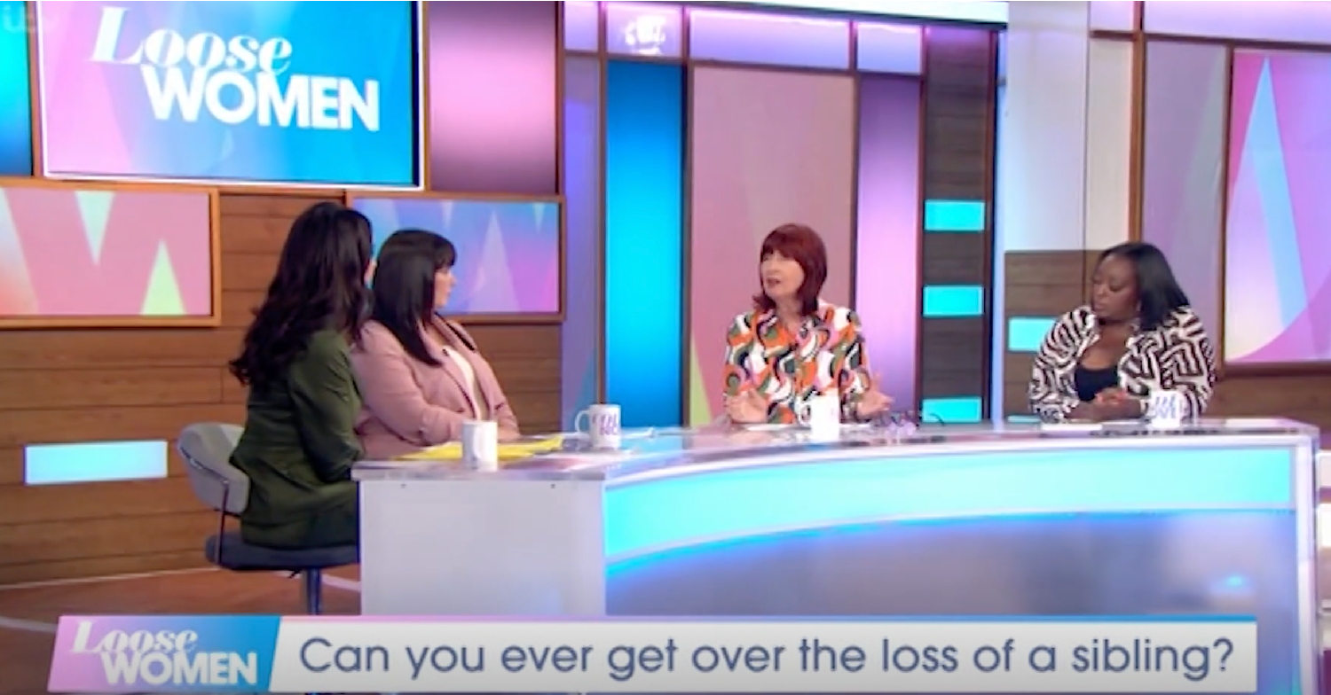 Christine Lampard, Coleen Nolan, Janet Street Porter and Judi Love talking on Loose Women today