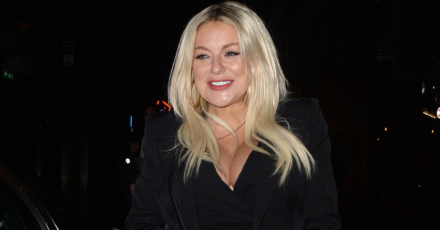 Sheridan Smith smiling on a night out