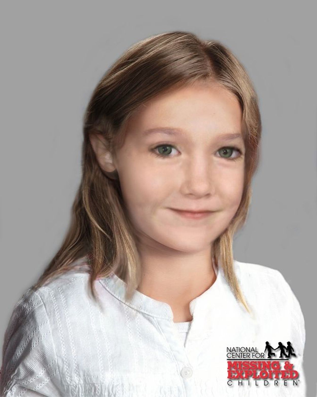 Madeleine McCann as she would have looked at six