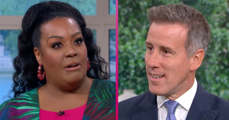 Alison and Anton looking shocked on this morning