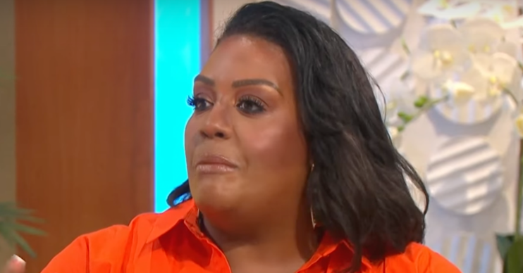 Alison Hammond on Lorraine wearing orange