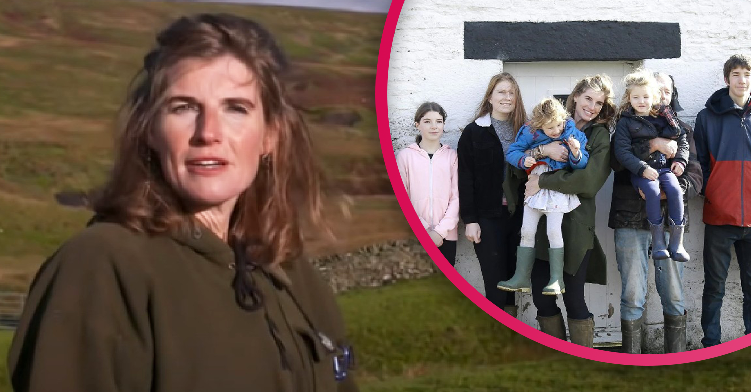 Amanda Owen and her children