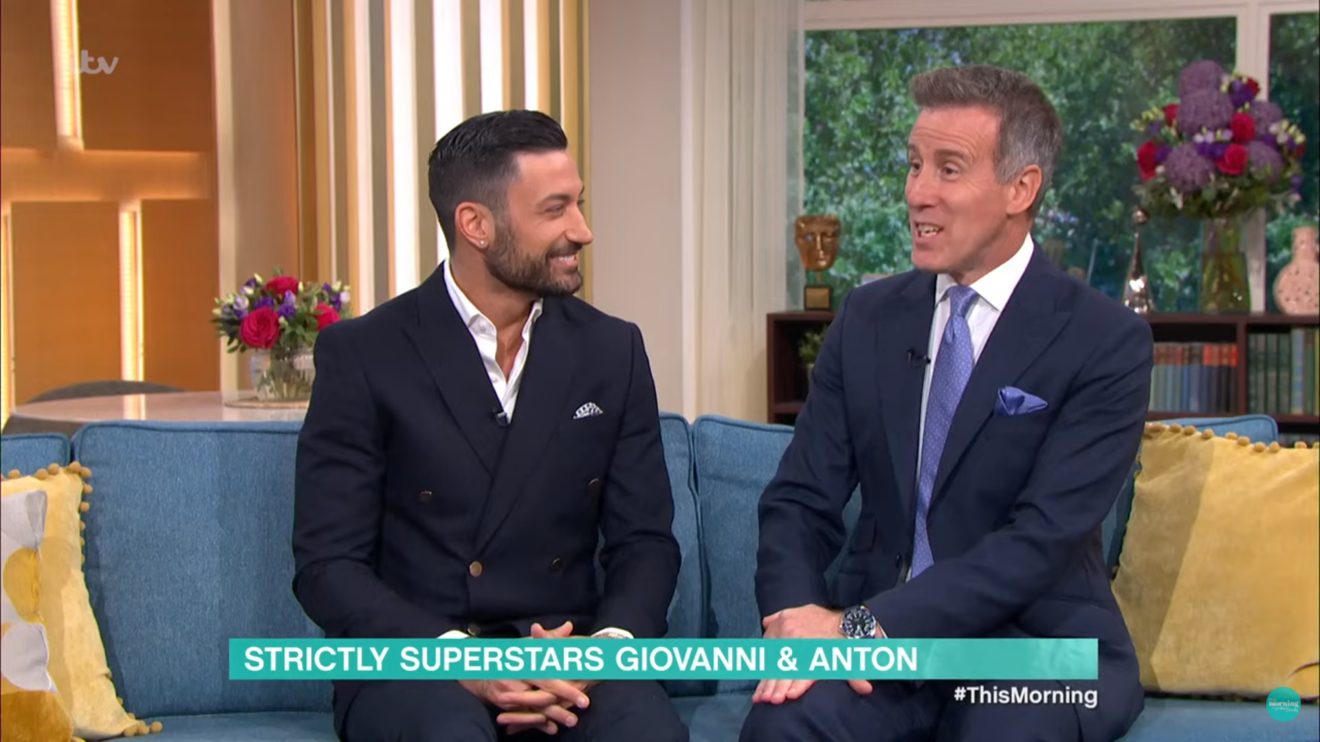 giovanni pernice and anton du beke joke on this morning