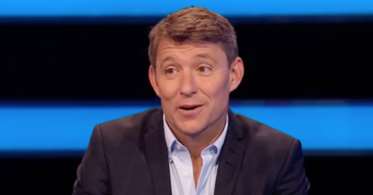 Ben Shephard smirking on Tipping Point
