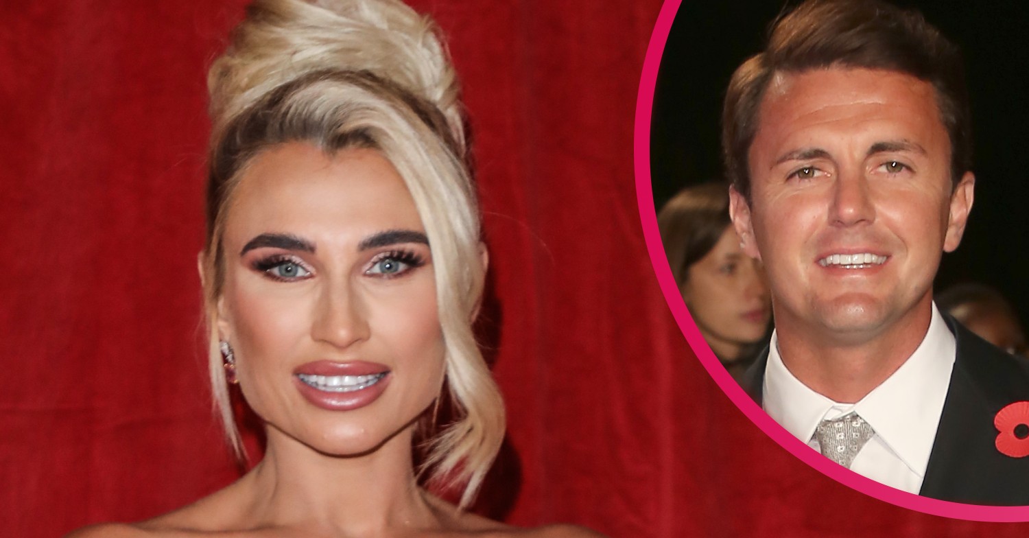 Billie Faiers smiling at Soap Awards and Greg Shepherd at Pride of Britain Awards