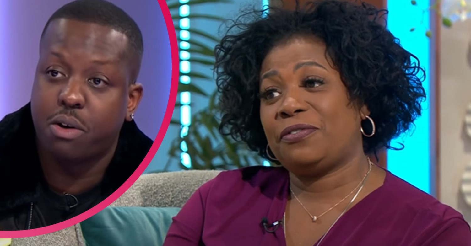 Brenda Edwards speaking on Lorraine and son Jamal on Loose Women