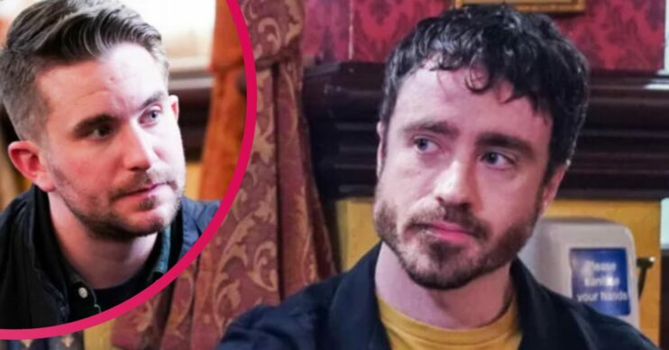 EastEnders Callum and Lewis Feature split image
