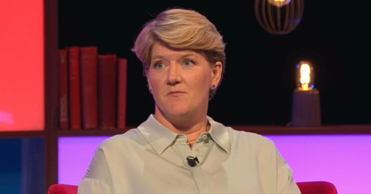 Clare Balding looks impassive on House of Games