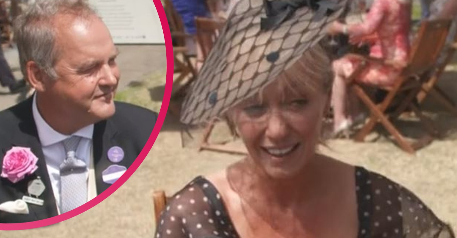 Clodagh McKenna and her husband at Ascot on This Morning