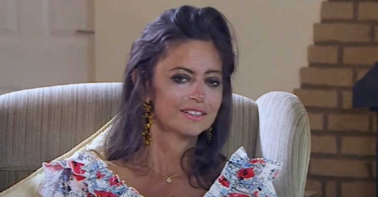 Deborah James looking down to the side on BBC Breakfast